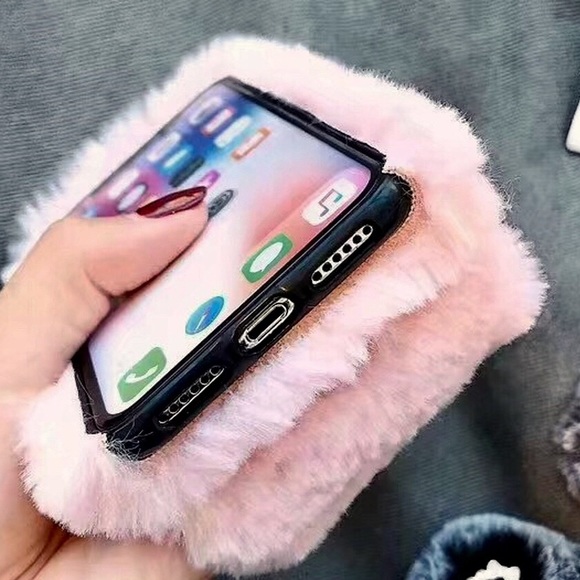 Pink Fluffy IPhone Case - Picture 4 of 4